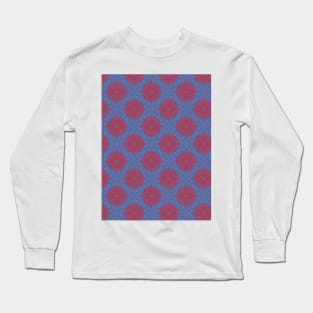 digital flower pattern Long Sleeve T-Shirt